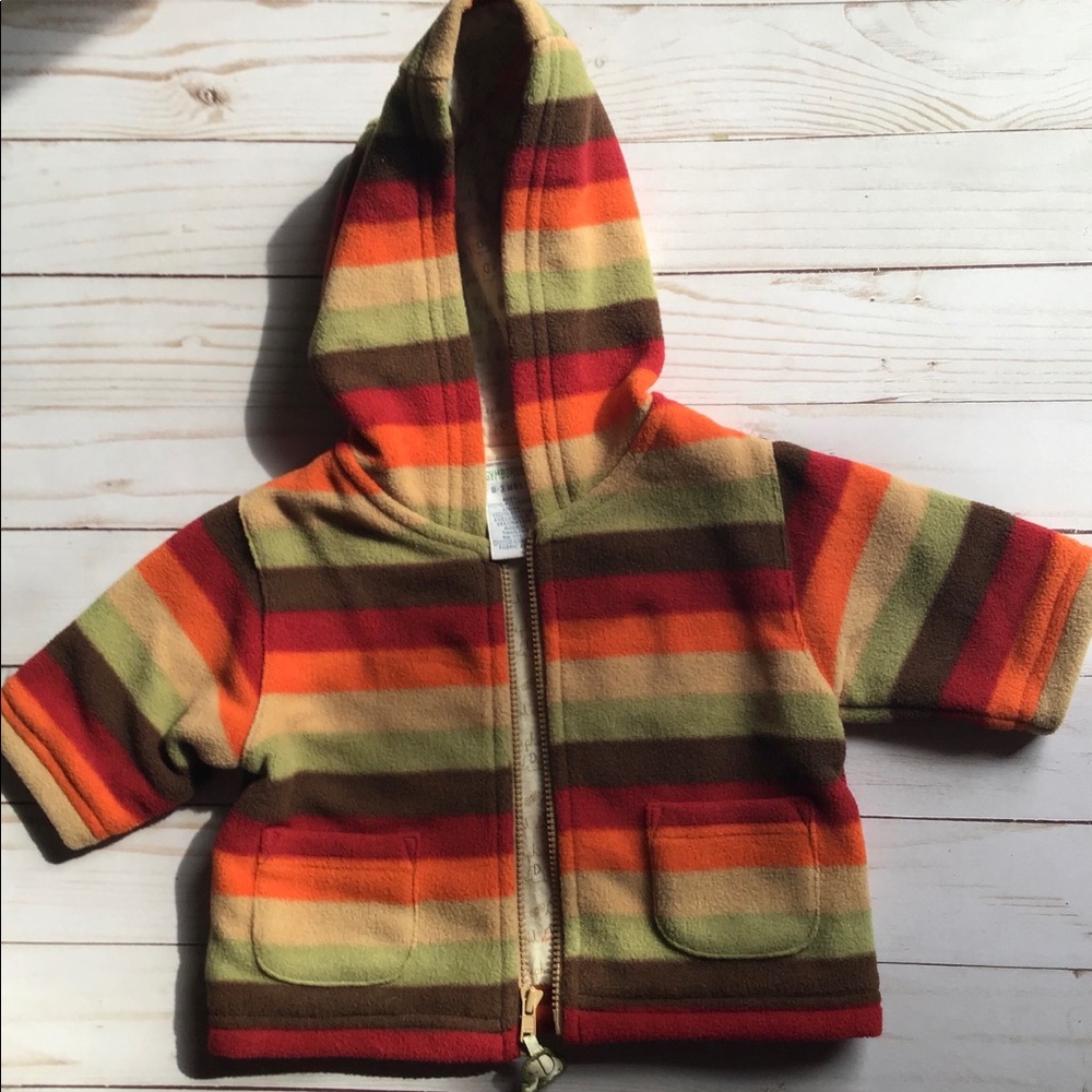 Gymboree infant fleece jacket with knit lining
